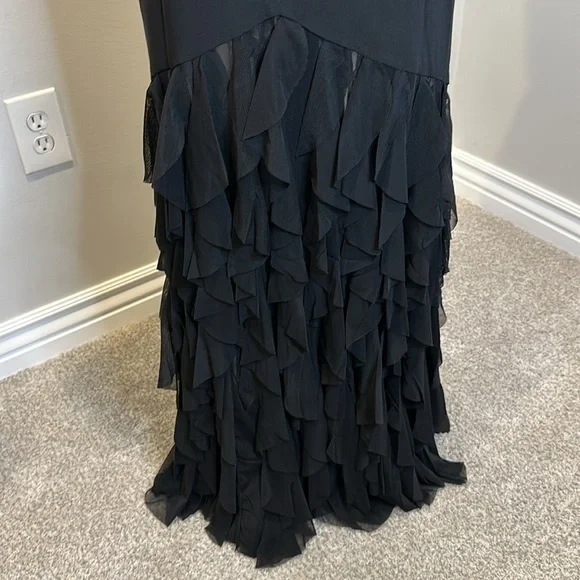 FAME and PARTNERS Tiered Floor-Length Gown - Picture 12 of 15